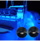 HALF MOON - BLACK CASING ALUMINUM - LED COURTESY LIGHT- 12 volts - IP67 -1 WATT - WK-SS1APX - AZLED